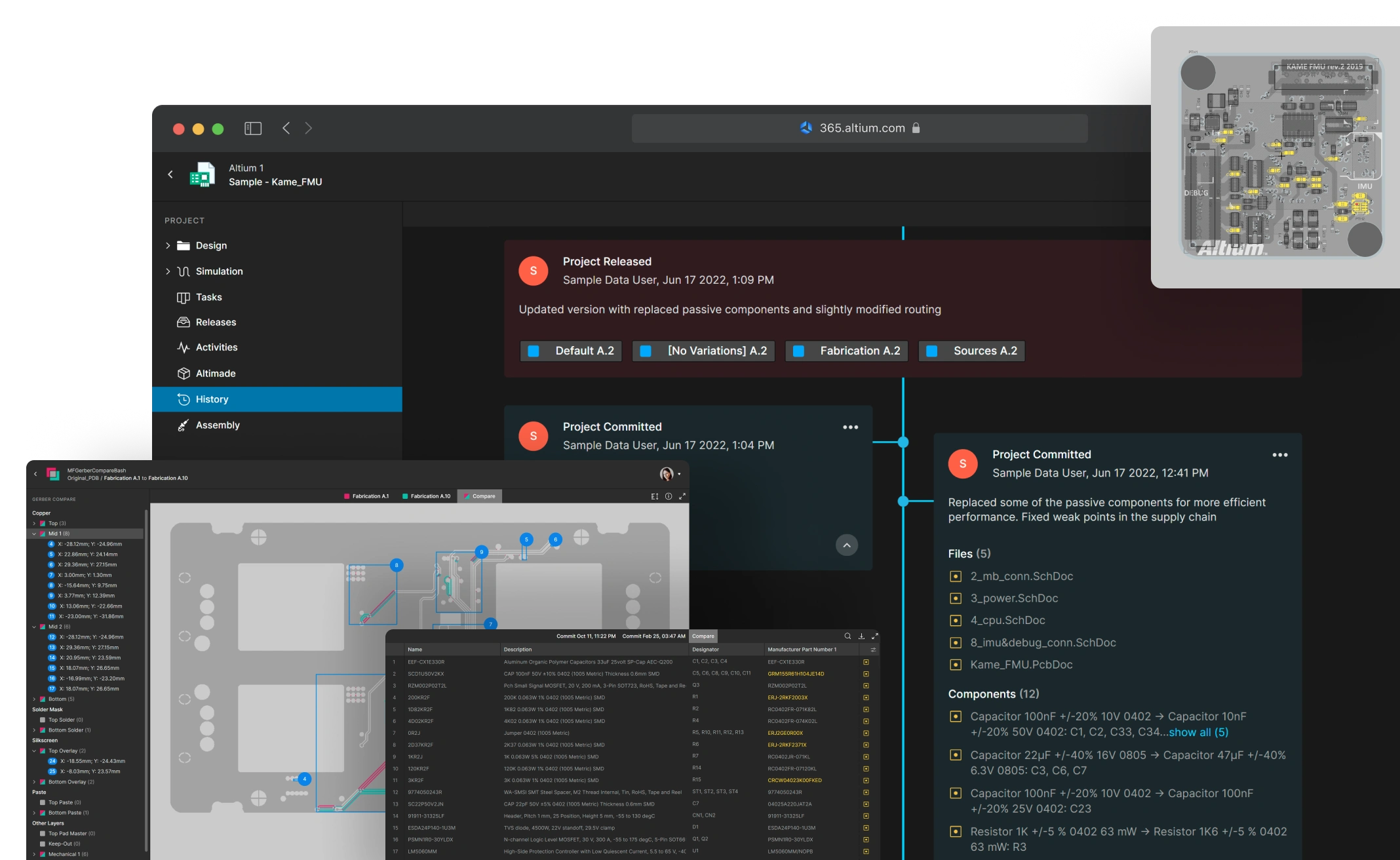 Altium 365 Data Management and Versioning