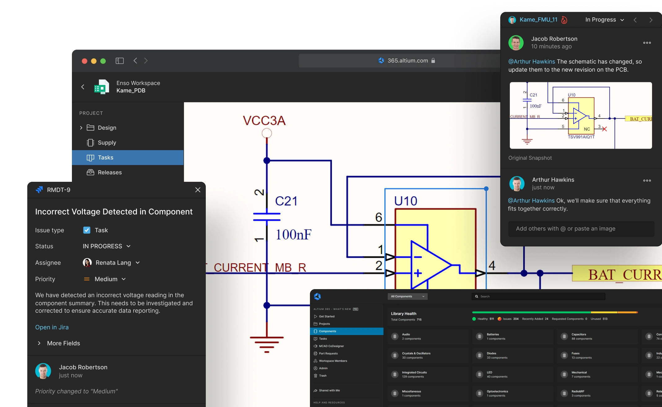 Altium 365 Engineering Management